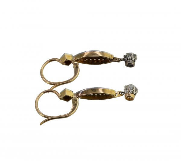 Diamond Earrings, Art Deco 1920