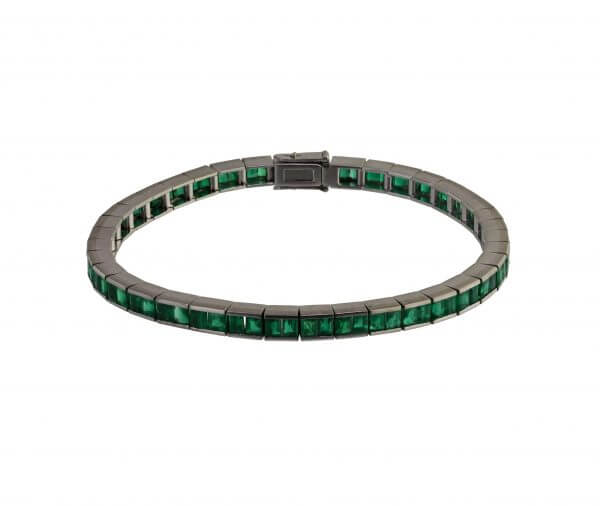 Emerald Bracelet, signed Gübelin