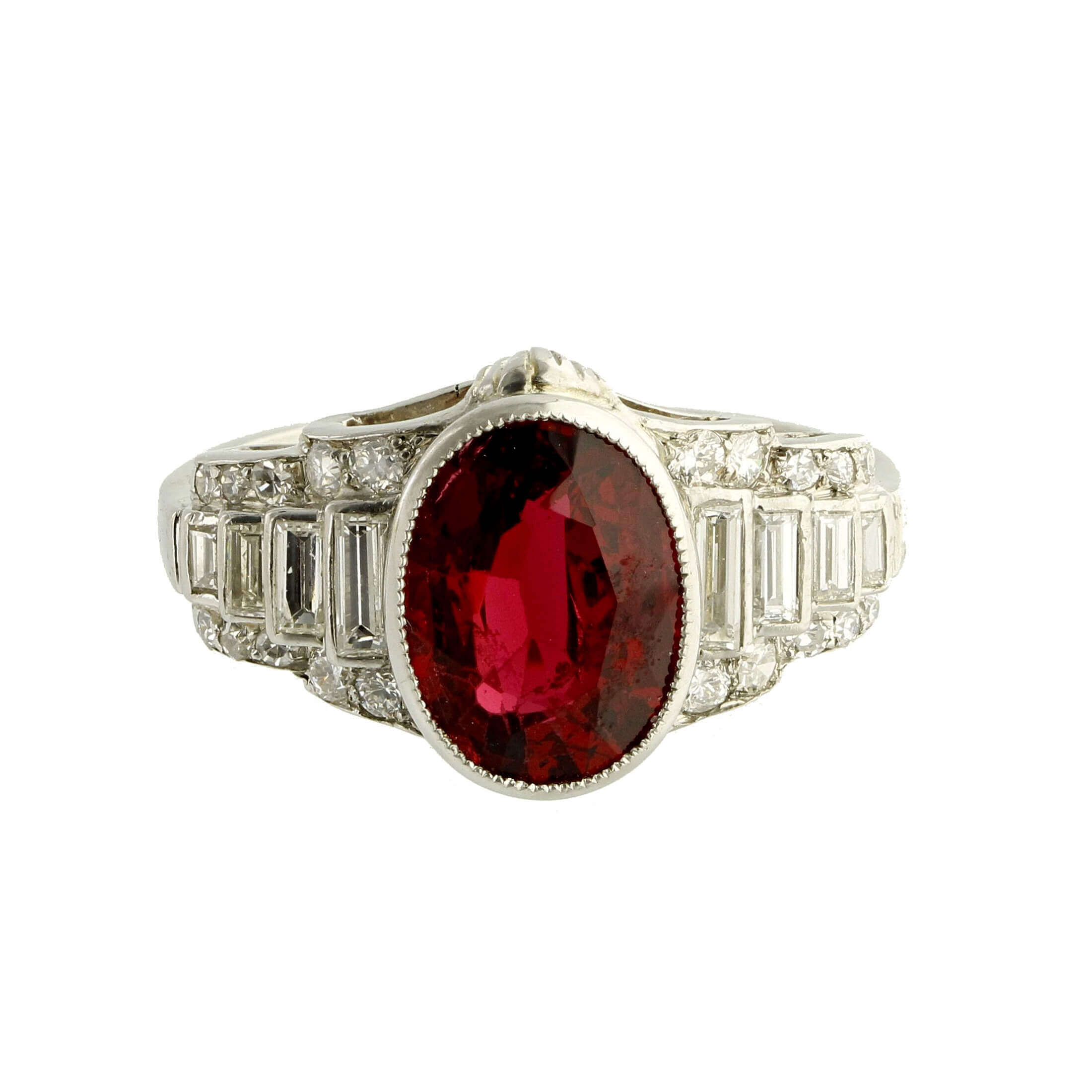 Spinel Diamant Ring