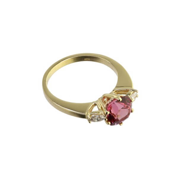 Spinell Diamant Ring