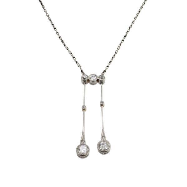 Diamond Négligé Necklace, ca. 1910