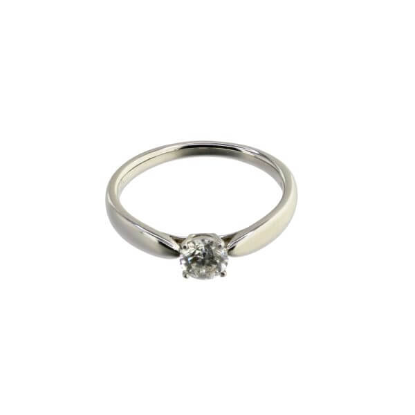 Diamond Solitaire Ring, signed Tiffany & Co.