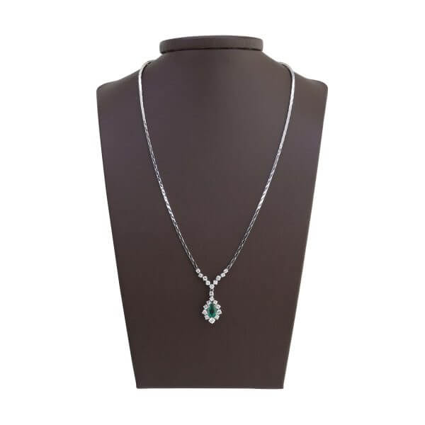 Emerald Diamond Necklace, Bucherer