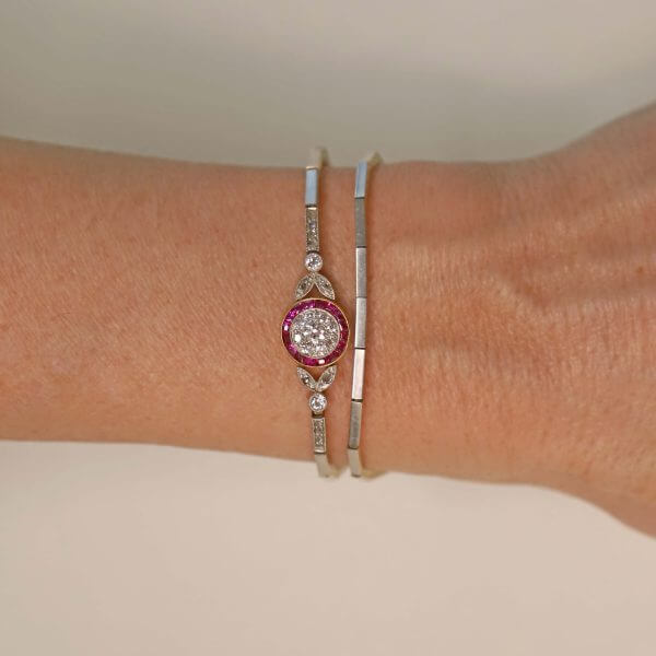 Ruby Diamond Bracelets
