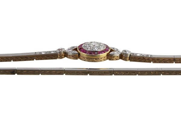 Rubin Diamant Armband