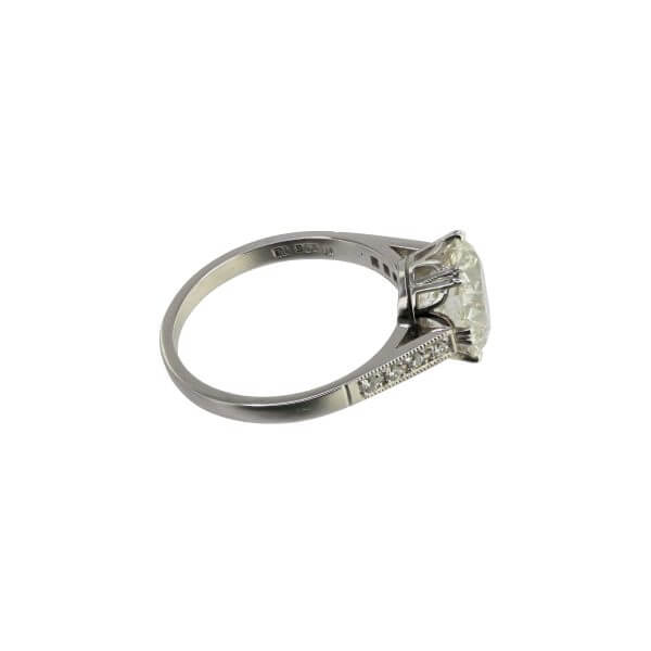 Diamant Solitär Ring, 2.74 ct