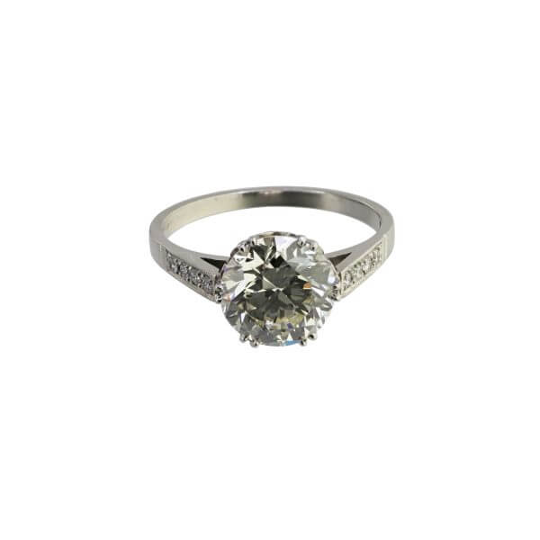 Diamond Solitaire Ring, 2.74 ct