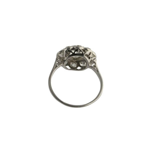 Diamant-Rosen Ring, Französischer Herkunft